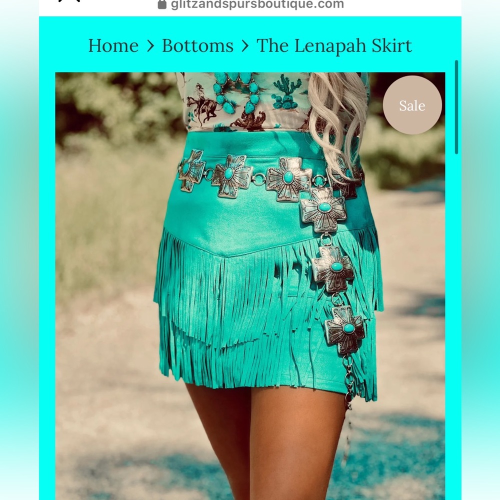 The Lenape Skirt from Glitz and Spurs Boutique